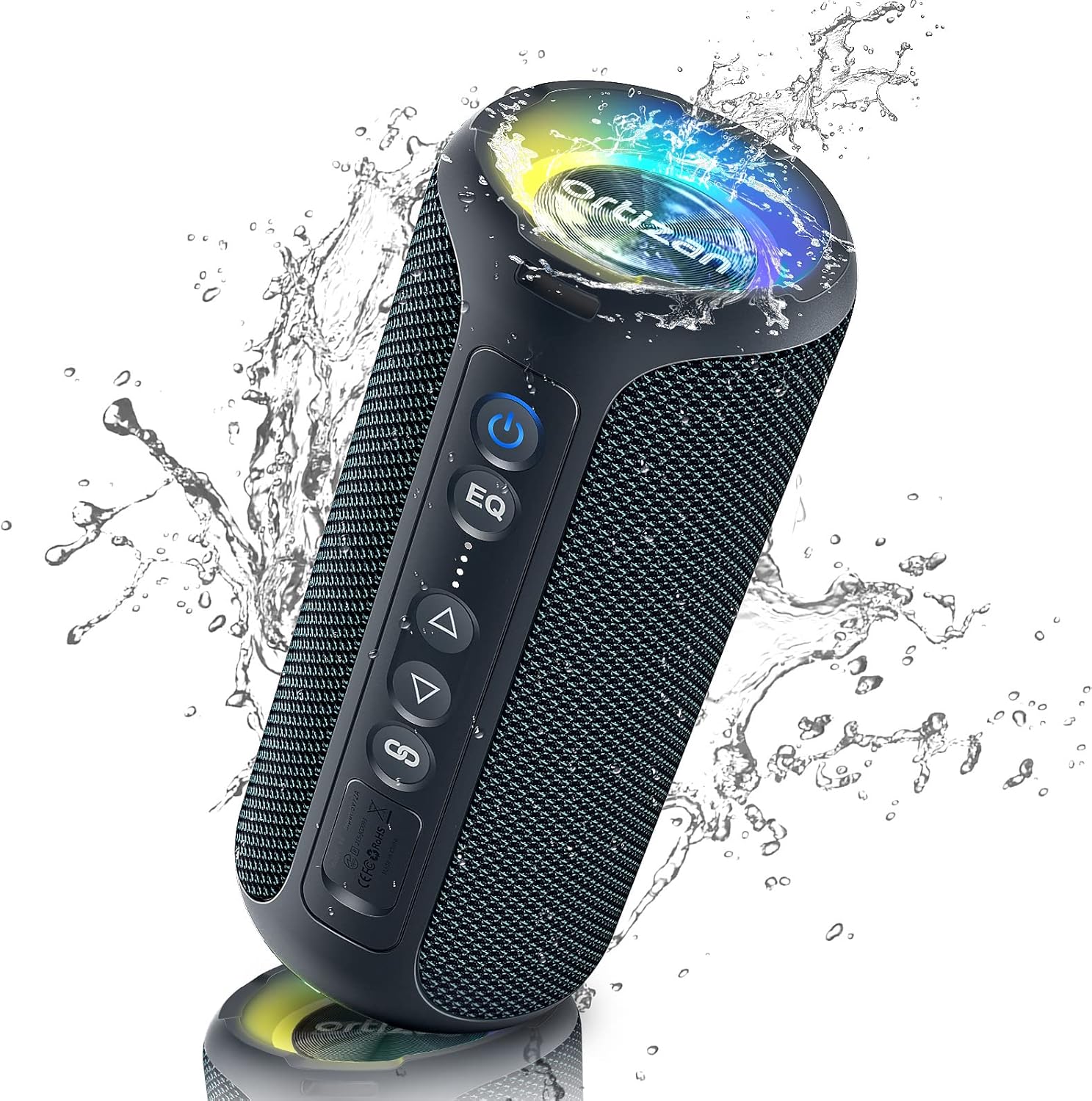 Portable Bluetooth Speaker Waterproof Ipx7 - Ortizan Bluetooth-Lautsprecher, 40 W, lauter Ton,