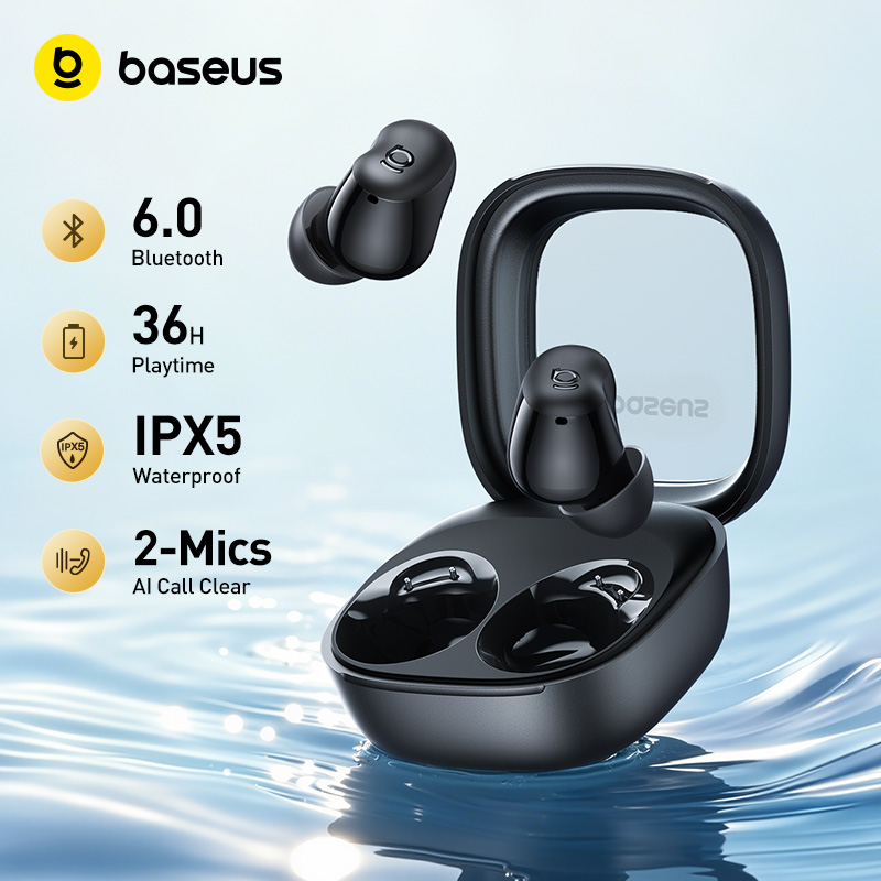 Sleep Mask Headphones Bluetooth - Baseus Bass WM02s Kabellose Ohrhörer Bluetooth