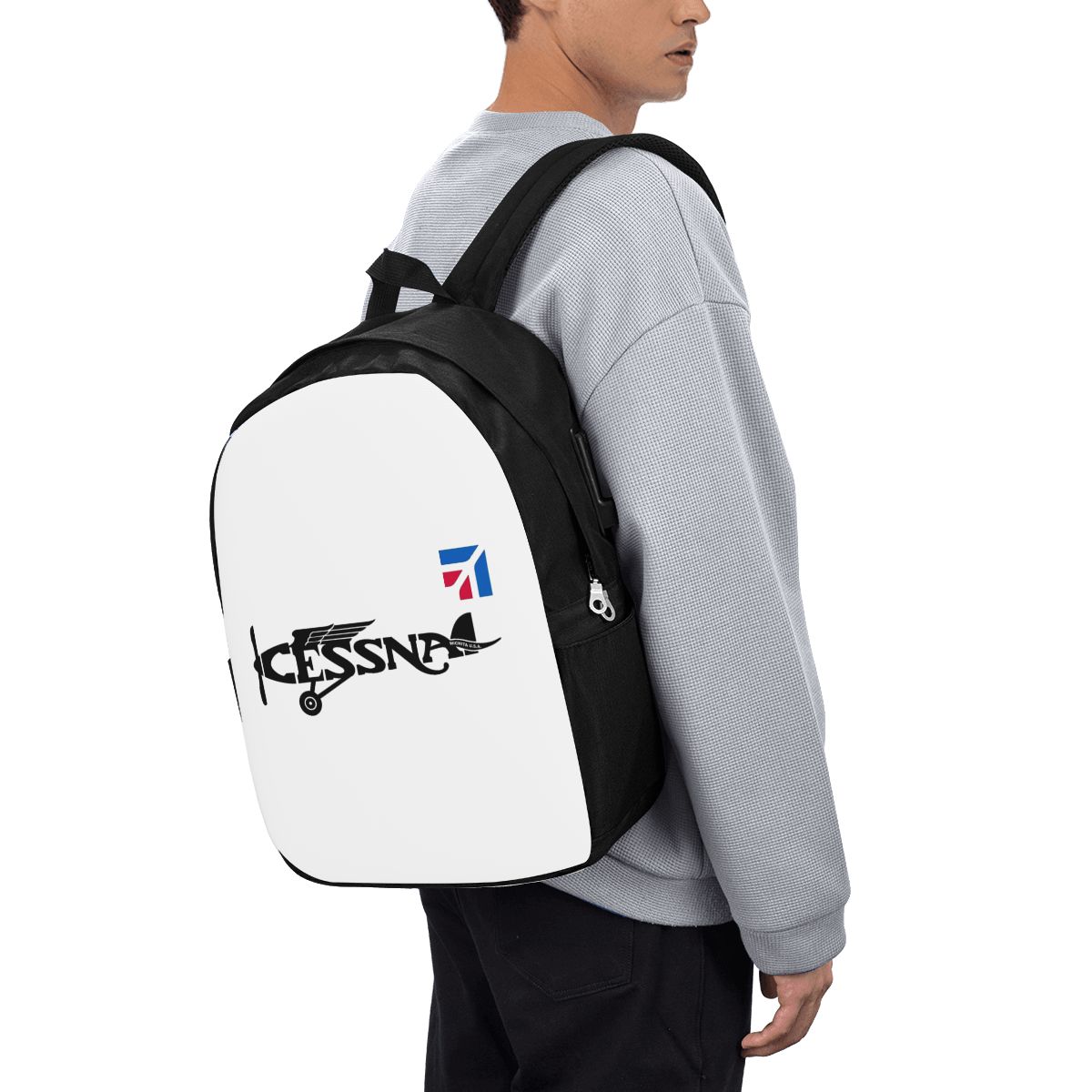 Laptops - Cessna Logo Rucksack, Reisetasche für Notebooks,