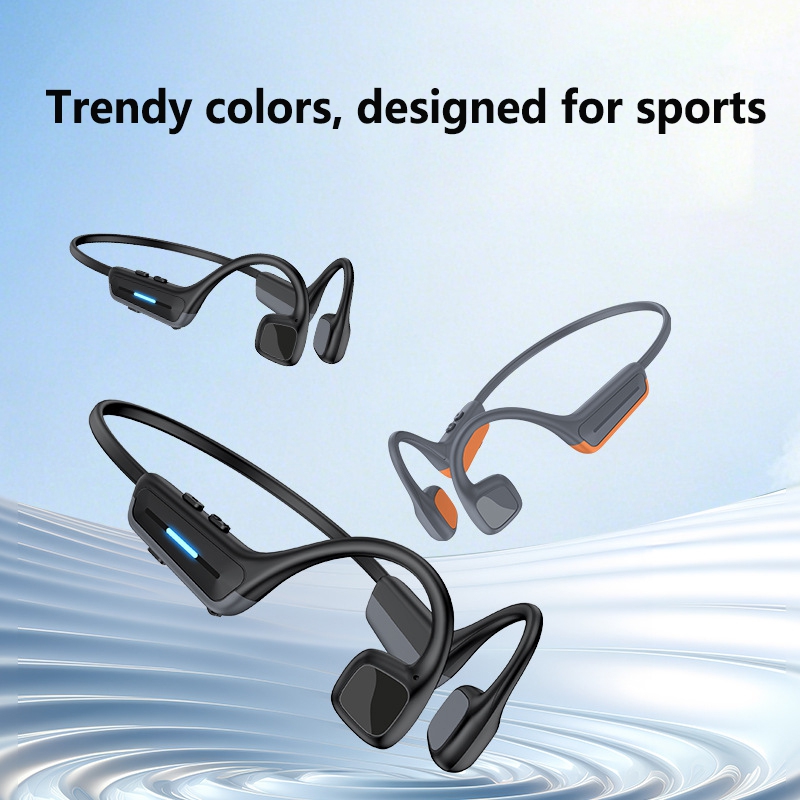 Bone Conduction Running Headphones - Open-Ear-Knochenleitungs-Bluetooth-Kopfhörer zum Laufen, Radfahren und für