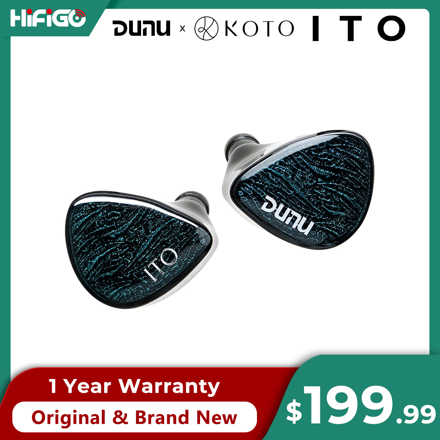 Planar Magnetic Iem Earphones - DUNU X KOTO ITO In-Ear-Kopfhörer mit