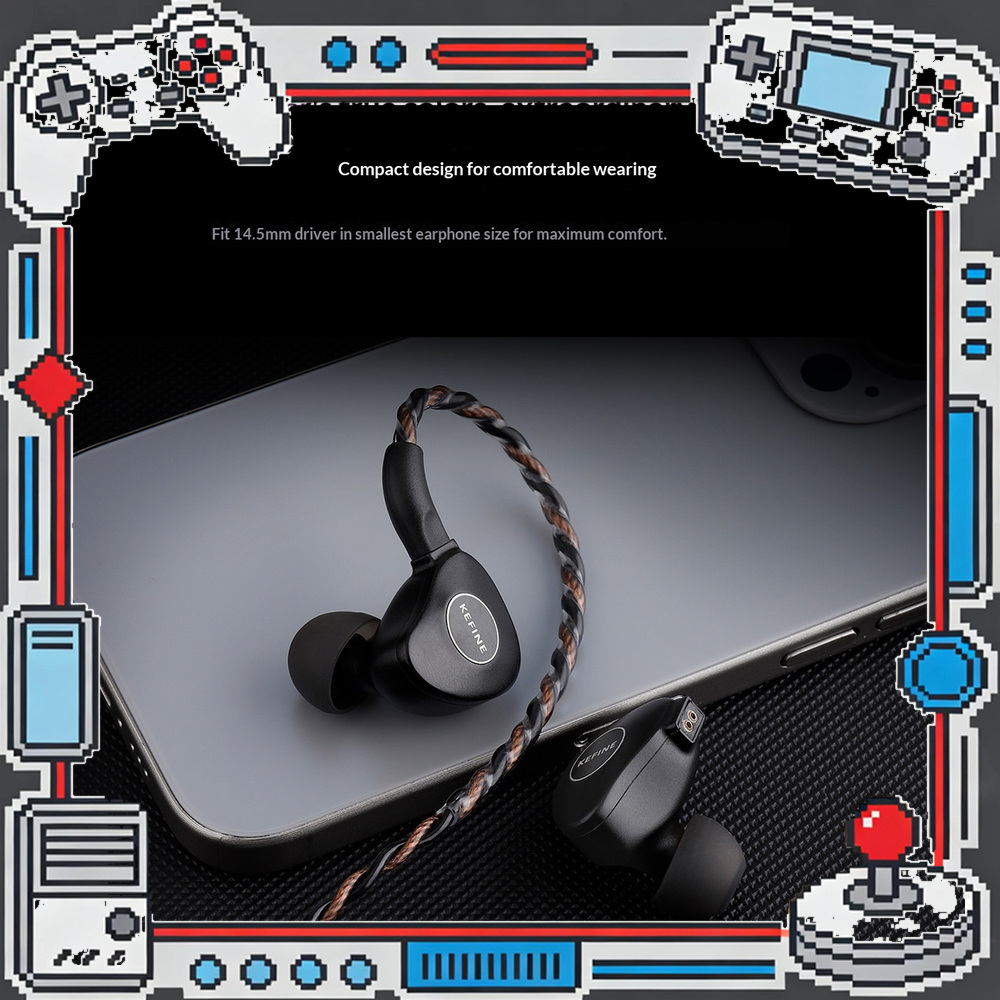Planar Magnetic Iem Earphones - KEFINE Clanar 14,5mm Planar-Magnet-Treiber In-Ear-Kopfhörer mit