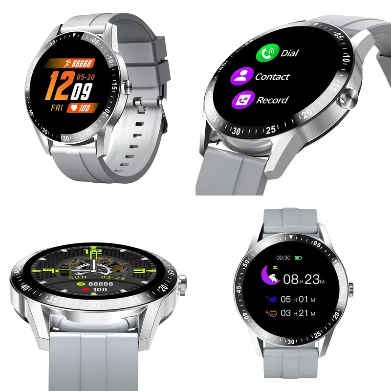 Smartwatches - Fitness-Tracker-Telefone mit Anruffunktion und Wetteranzeige, IP67