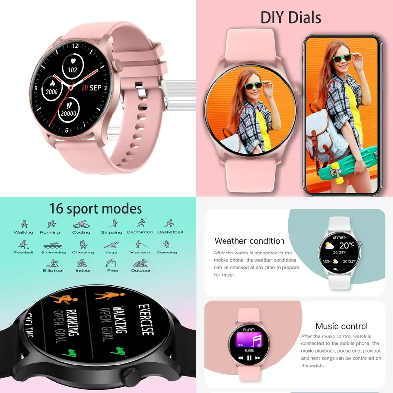 Smartwatches - SENBONO MAX8 Smartwatch für Herren und