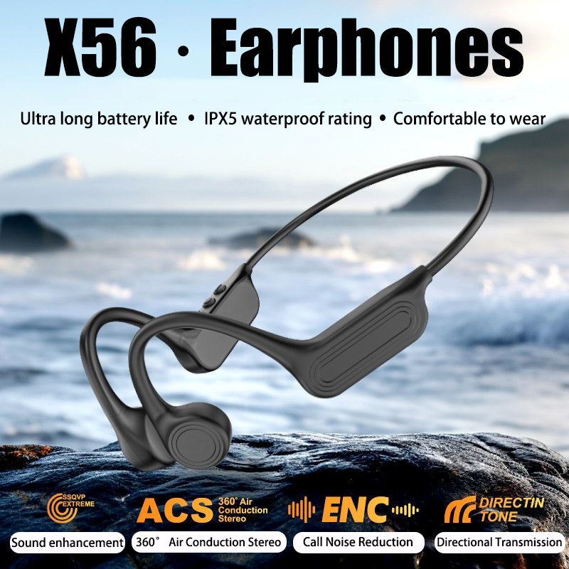 Bone Conduction Running Headphones - Drahtlose Bluetooth-Kopfhörer mit Knochenleitungstechnologie, offene Ohrhörer