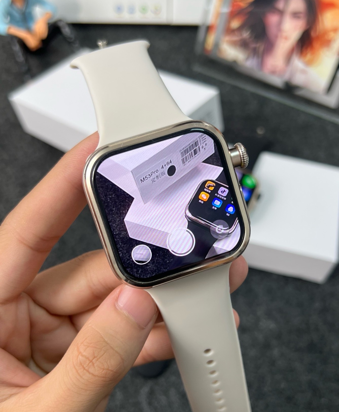 [Wide Screen M53Pro] W527 Chip – Smartwatches Bewertung und Preis