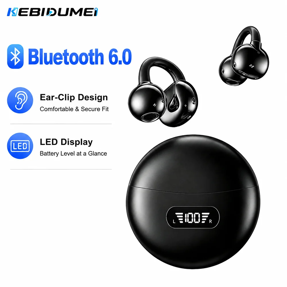 KEBIDUMEI Bluetooth 6.0 Kopfhö – Open Ear Air Conduction Headphones Bewertung und Preis