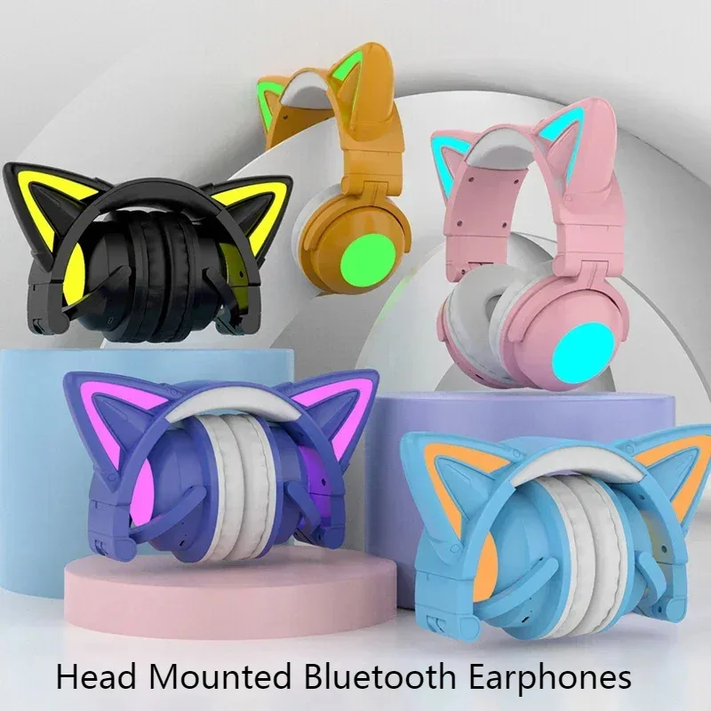 Neue ZW068 Bluetooth 5,0 Kopfh – Cat Ear Bluetooth Headset Led Bewertung und Preis
