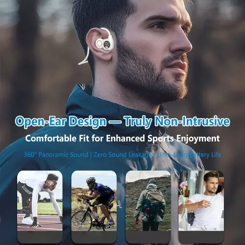 Knochenleitungs-Bluetooth-Ohrh – Anc Wireless Over Ear Headphones Bewertung und Preis