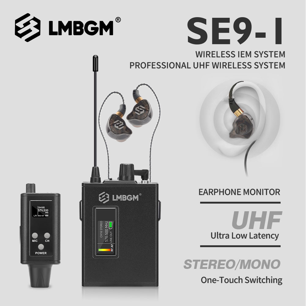 LMBGM SE9 UHF Drahtloses In-Ea – In Ear Monitors For Singers Bewertung und Preis