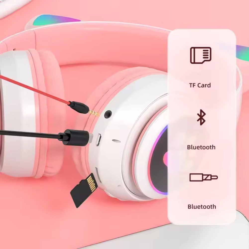 Niedliches Katzenohren-Bluetoo – Cat Ear Bluetooth Headset Led Bewertung und Preis