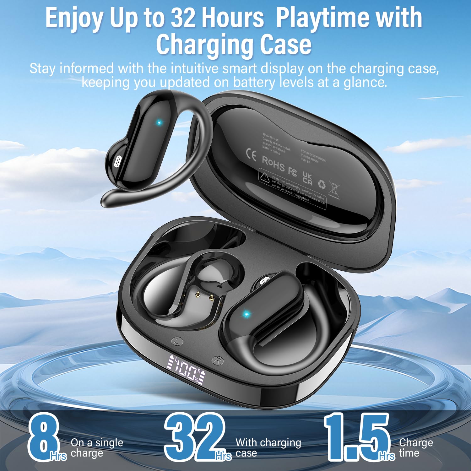 2026 Open-Ear-Ohrhörer Bluetoo – Open Ear Air Conduction Headphones Bewertung und Preis