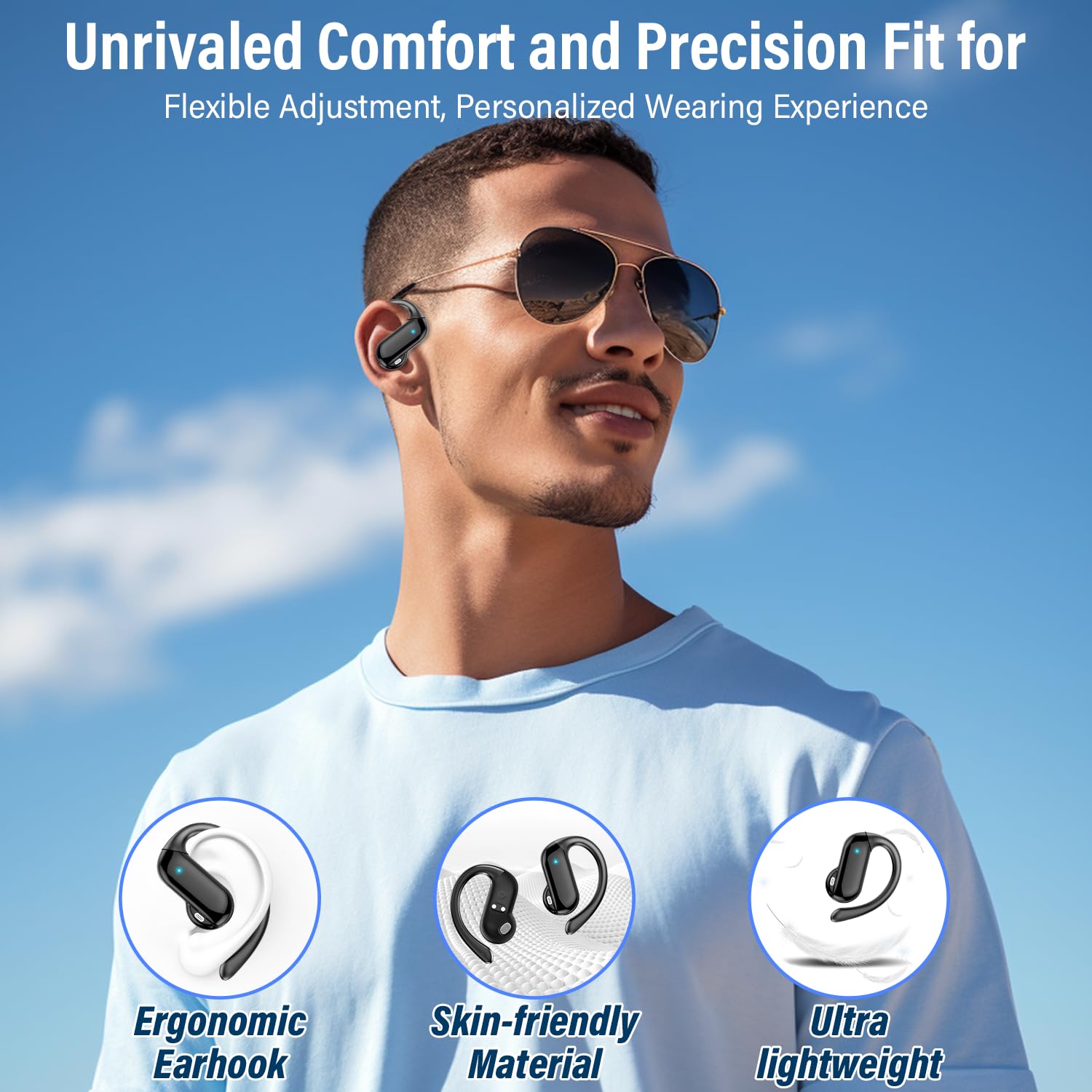 2026 Open-Ear-Ohrhörer Bluetoo – Open Ear Air Conduction Headphones Bewertung und Preis