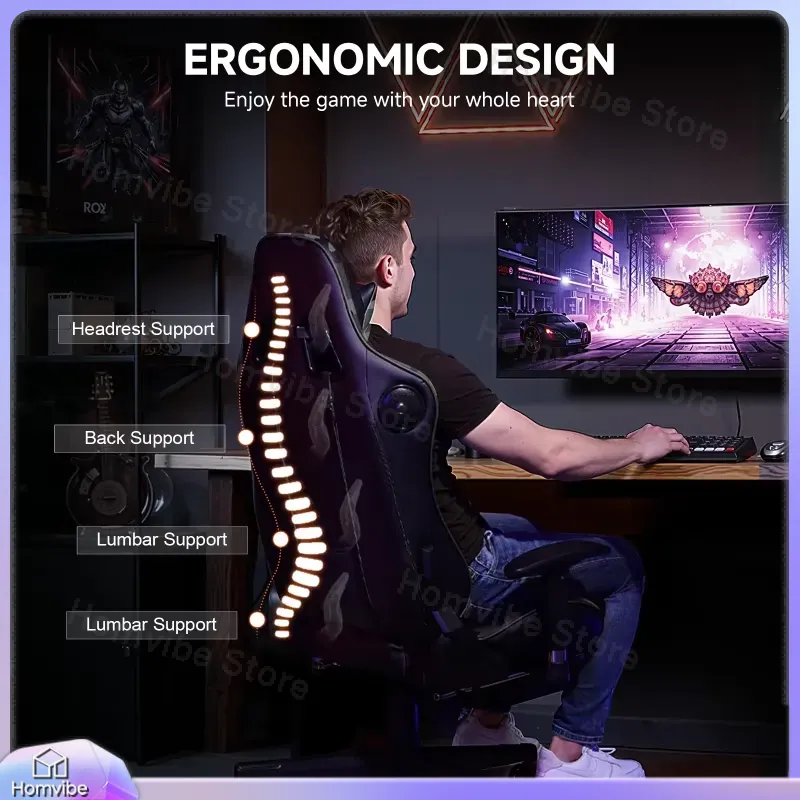 Ergonomischer Gaming-Stuhl mit – Speakers Bewertung und Preis