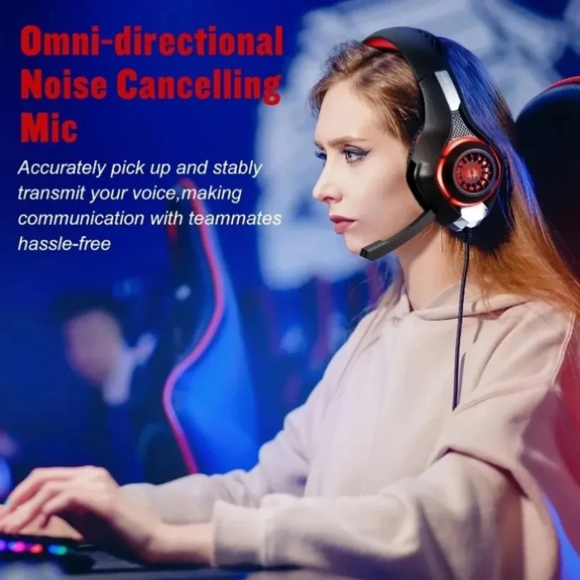 LED-Gaming-Kopfhörer mit Mikro – Gaming Headset With Mic Rgb Bewertung und Preis