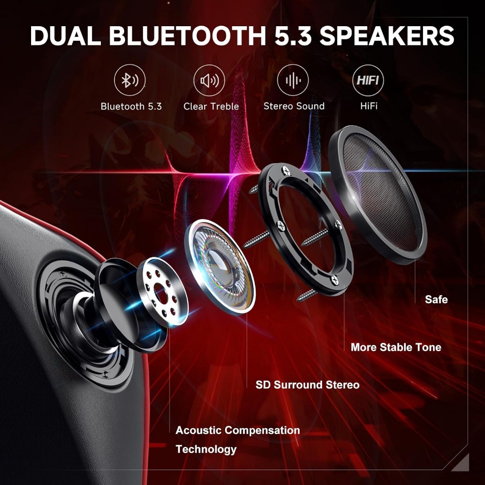 Ergonomischer Gaming-Stuhl mit – Speakers Bewertung und Preis
