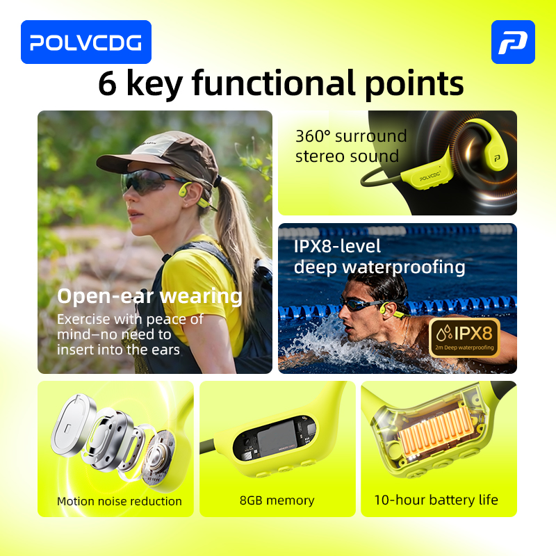 POLVCDG 8G Speicher Knochenlei – Sleep Mask Headphones Bluetooth Bewertung und Preis